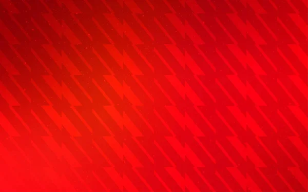 Světle Červené Vektorové Uspořádání Přímkami Třpytivé Abstraktní Ilustrace Barevnými Tyčinkami — Stockový vektor