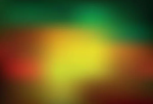 Темно Зеленый Желтый Вектор Цветного Размытия Обратной Стороны Новая Цветная — стоковый вектор