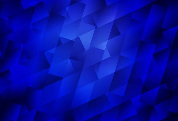 带有矩形的深蓝色矢量背景 精美的插图与矩形和正方形 商业广告模式 — 图库矢量图片