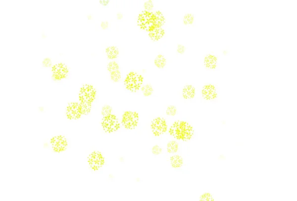 Светло Зеленая Желтая Векторная Раскладка Листьями Рисунок Листьев Стиле Оригами — стоковый вектор
