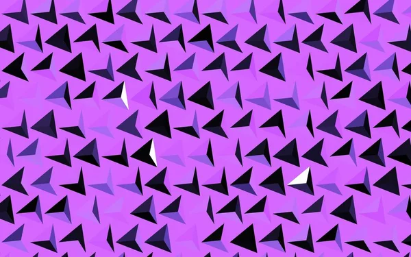 Σκούρο Μωβ Διάνυσμα Φόντο Τρίγωνα Διακοσμητικό Σχέδιο Αφηρημένο Στυλ Τρίγωνα — Διανυσματικό Αρχείο