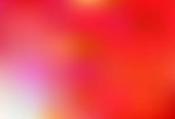 Ljusröd Gul Vektor Suddig Och Färgad Mönster Abstrakt Färgstark Illustration — Stock vektor
