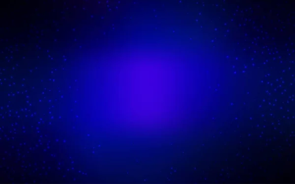 어두운 Blue 질감에 부드러운 방식의 별들이 있습니다 은하계 스타일로 디자인이다 — 스톡 벡터