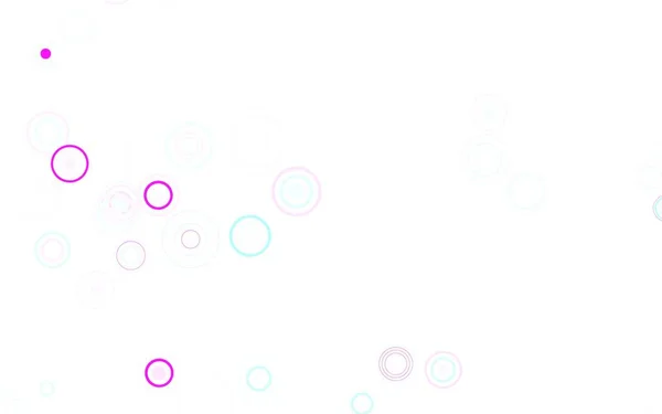 ライトピンク ドット付きブルーベクトルの背景 雨のぼやけた滴と光る抽象的なイラスト 美しいウェブサイトのためのパターン — ストックベクタ