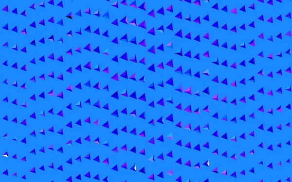 深粉色 蓝色矢量背景与三角形 带彩色渐变的抽象背景三角形 小册子 传单的格式 — 图库矢量图片