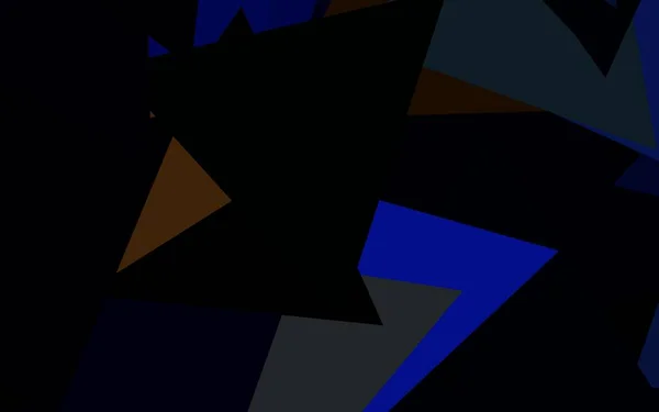 Sötét Multicolor Vektor Háttér Vonalak Háromszögek Gyönyörű Illusztráció Háromszögek Természet — Stock Vector