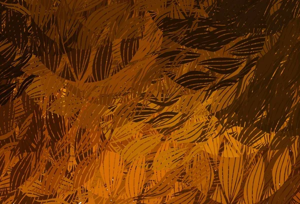 Темно Оранжевая Векторная Текстура Различными Формами Простая Красочная Иллюстрация Абстрактными — стоковый вектор