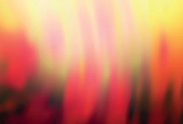 Светло Красный Желтый Вектор Размыт Блеском Фоном Абстрактная Красочная Иллюстрация — стоковый вектор