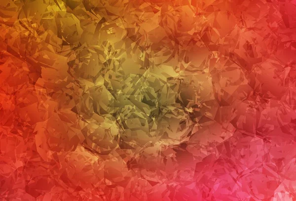 Rouge Clair Texture Vectorielle Jaune Doodle Avec Roses Fleurs Fleurs — Image vectorielle
