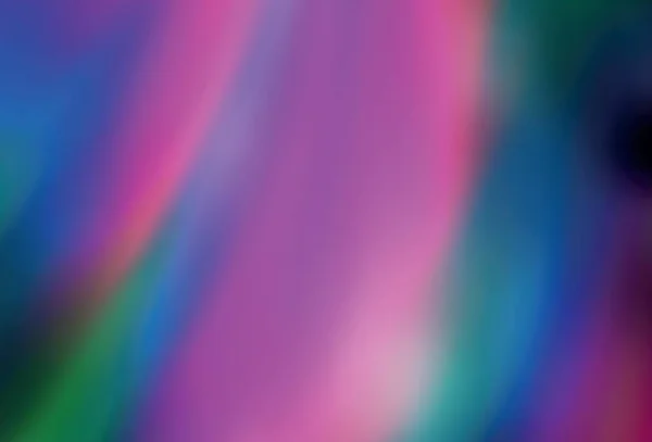 Rose Clair Vert Vecteur Flou Motif Lumineux Illustration Abstraite Colorée — Image vectorielle