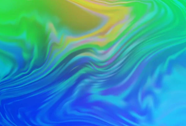 Ανοιχτό Μπλε Πράσινο Διάνυσμα Πολύχρωμο Φόντο Θαμπάδα Δημιουργική Απεικόνιση Στυλ — Διανυσματικό Αρχείο