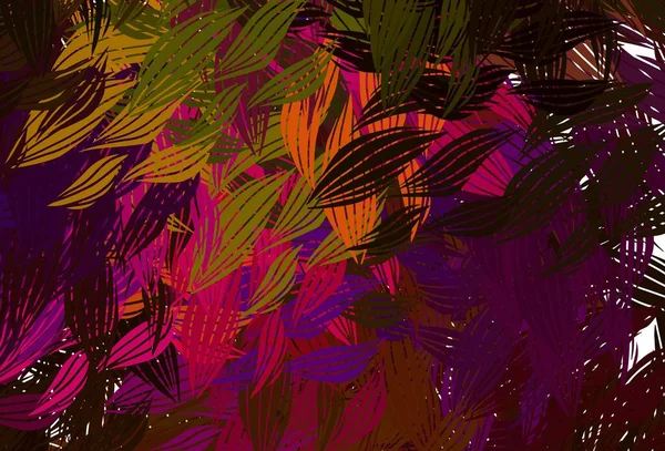 Dark Multicolor Vector Backdrop Memphis Shapes Διακοσμητικό Σχέδιο Αφηρημένο Στυλ — Διανυσματικό Αρχείο