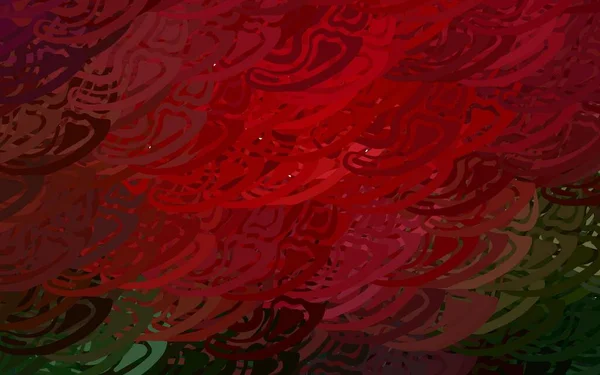 Donkergroen Rode Vectorachtergrond Met Veelhoekige Vormen Illustratie Met Kleurrijke Gradiëntvormen — Stockvector