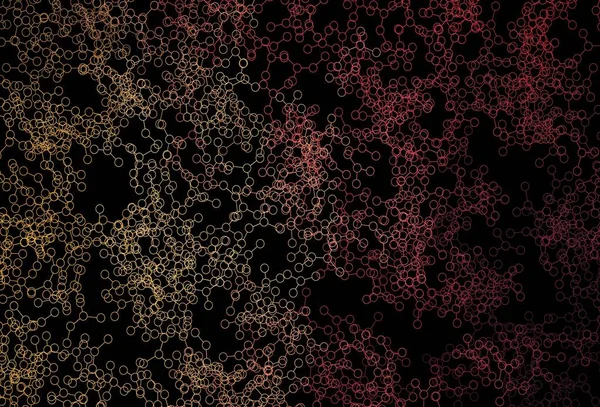 Rouge Foncé Motif Vectoriel Jaune Avec Réseau Intelligence Artificielle Design — Image vectorielle