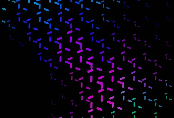 Σκούρο Πολύχρωμο Διανυσματικό Υπόβαθρο Ευθείες Γραμμές Σύγχρονη Γεωμετρική Αφηρημένη Απεικόνιση — Διανυσματικό Αρχείο