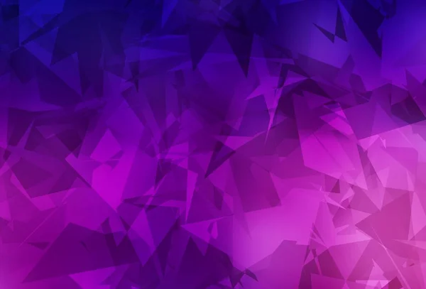 Dark Purple Vector Background Abstract Polygonals Modern Abstract Illustration Colorful — ストックベクタ