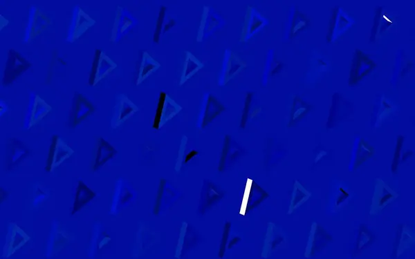 三角形のダークブルーのベクトル背景 自然のスタイルで三角形と美しいイラスト ランディングページのためのモダンなテンプレート — ストックベクタ