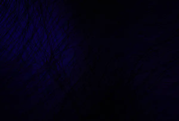 Mörkblå Vektor Layout Med Böjda Linjer Helt Färgstark Illustration Kurvig — Stock vektor