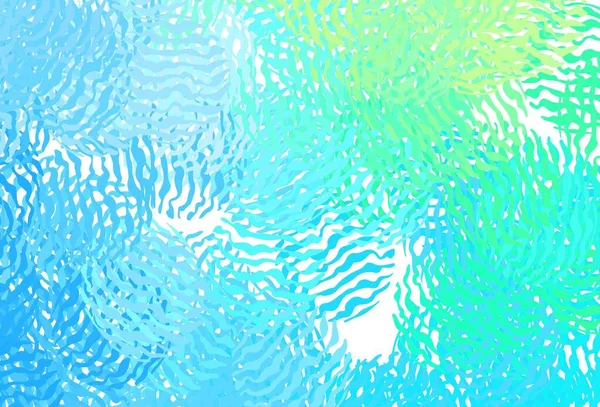 Bleu Clair Motif Vectoriel Vert Avec Lignes Échantillon Géométrique Coloré — Image vectorielle