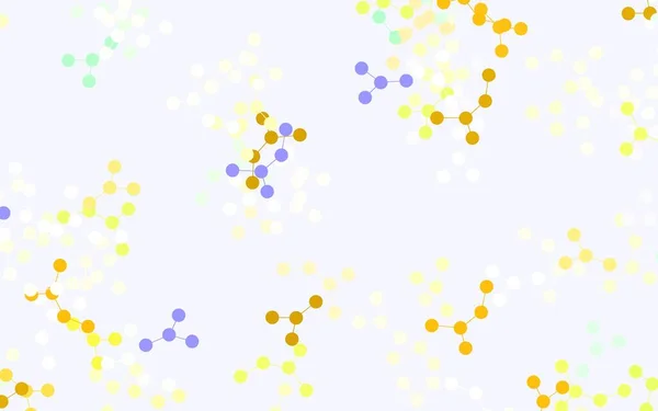 Ανοιχτό Πράσινο Κίτρινο Διανυσματικό Μοτίβο Δίκτυο Τεχνητής Νοημοσύνης Πολύχρωμο Σχεδιασμό — Διανυσματικό Αρχείο