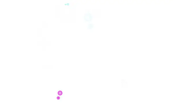 Světle Růžová Modré Vektorové Uspořádání Kruhovými Tvary Rozmazané Bubliny Abstraktním — Stockový vektor