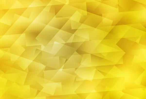 Fondo Vectorial Amarillo Claro Estilo Poligonal Gradiente Abstracto Ilustración Con — Vector de stock