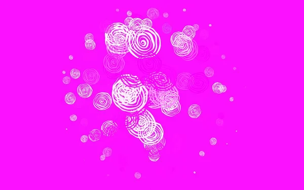Luz Púrpura Rosa Vector Elegante Fondo Pantalla Con Rosas Ilustración — Archivo Imágenes Vectoriales