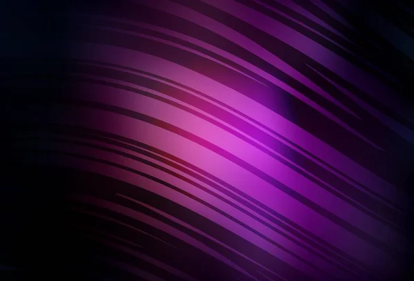 Dark Purple Vector Colorful Blur Backdrop Elegant Bright Illustration Gradient — Stok Vektör