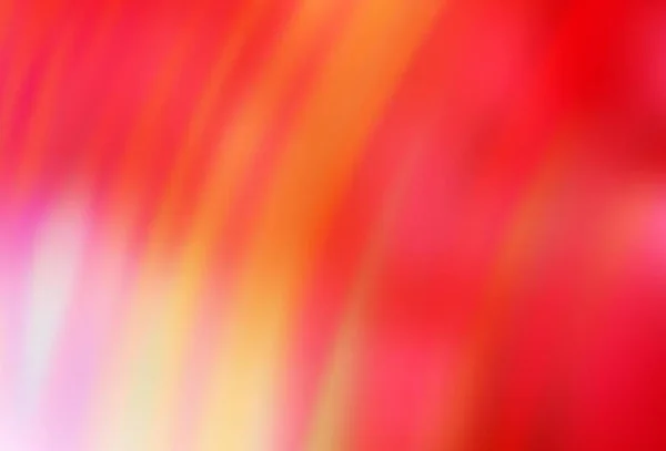 Светло Красный Желтый Вектор Размыт Блеском Фоном Творческая Иллюстрация Полутоновом — стоковый вектор