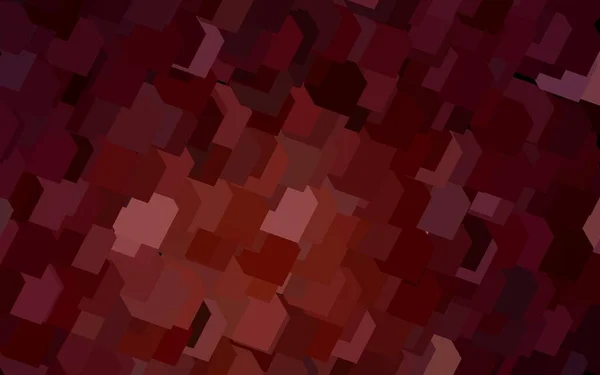 Modèle Vectoriel Rouge Foncé Dans Style Carré Belle Illustration Avec — Image vectorielle