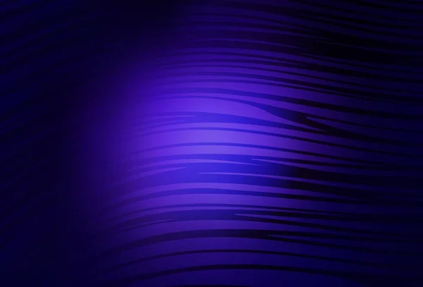 带有弯曲线条的深紫色矢量纹理 色彩斑斓的渐变图解 风格简洁 线条流畅 业务设计的模式 — 图库矢量图片