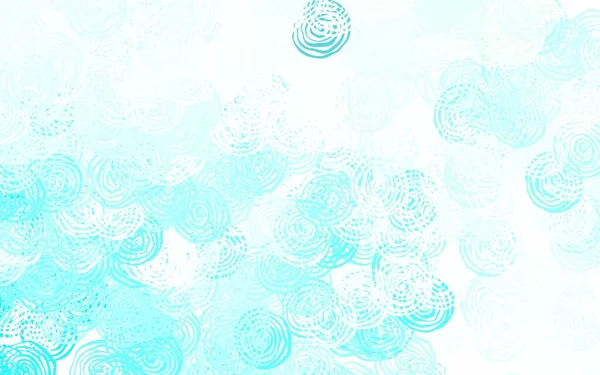 Bleu Clair Vecteur Vert Fond Naturel Avec Des Roses Fleurs — Image vectorielle