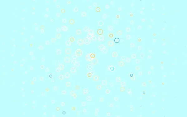 Light Blue Red Vector Background Spots Blurred Bubbles Abstract Background — Stock Vector