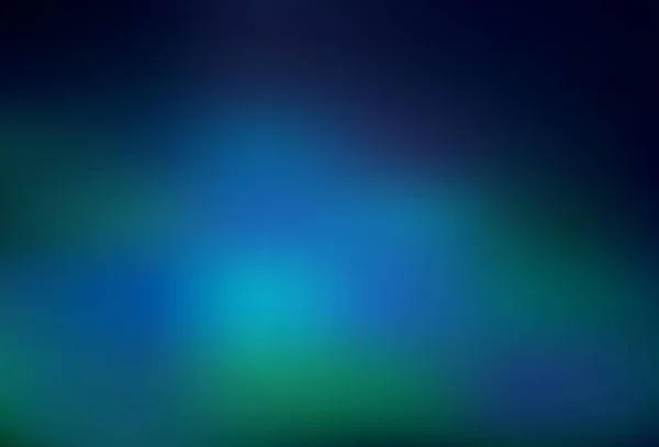 Темно Синій Зелений Вектор Розмитий Кольоровий Візерунок Нова Кольорова Ілюстрація — стоковий вектор
