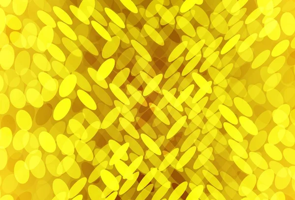 Dark Yellow Vector Background Spots Illustration Set Shining Colorful Abstract — Vettoriale Stock