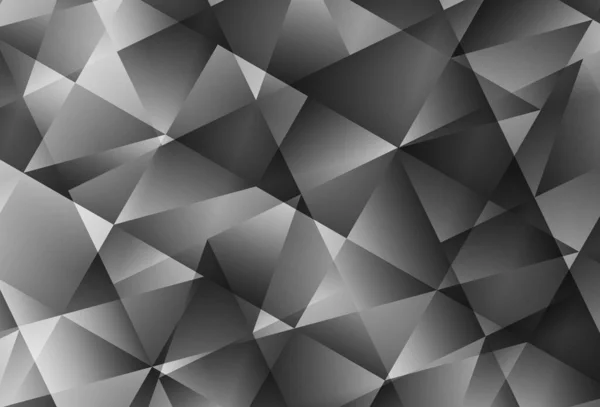 ライトグレーのベクトル多角形の抽象的なレイアウト グラデーションの多角形の抽象イラスト ブランドブックの背景のパターン — ストックベクタ