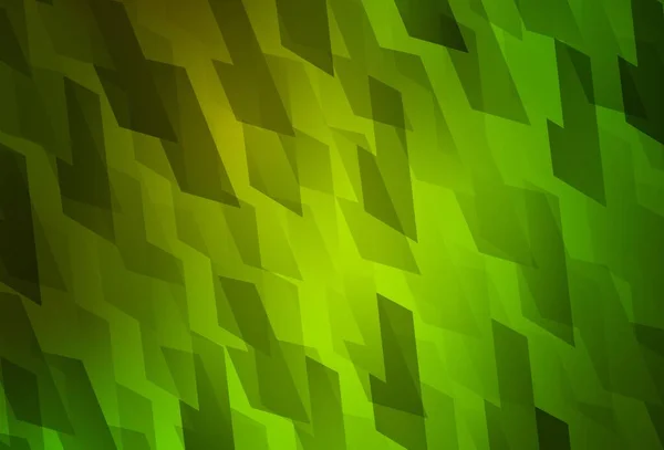 Verde Claro Textura Vectorial Amarilla Estilo Rectangular Rectángulos Sobre Fondo — Vector de stock