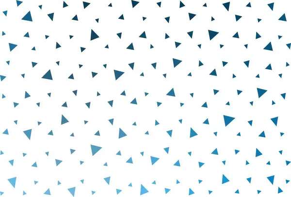 Vecteur Bleu Clair Brillant Fond Triangulaire Illustration Abstraite Colorée Avec — Image vectorielle