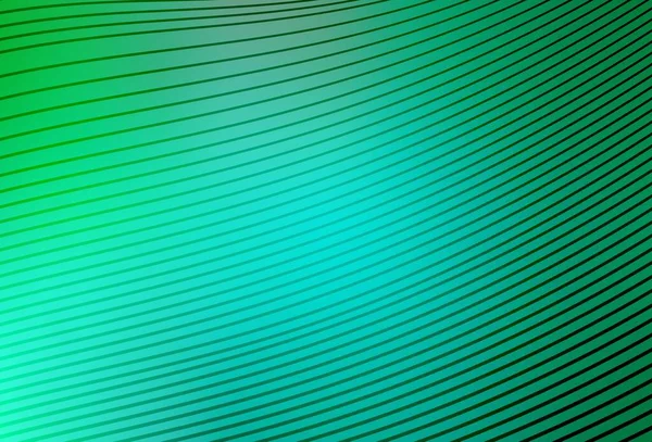 Açık yeşil çizgili vektör arkaplanı. Değişken çizgileri olan renkli soyut çizimler. Fikirlerin için bir örnek..