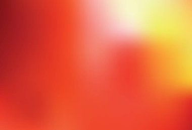 Açık kırmızı, sarı vektör renkli bulanık fon. Renkli soyut çizimler ve gradyan. Bir cep telefonu için arka plan.