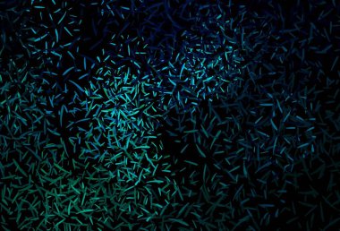 Koyu mavi, parlak çizgili yeşil vektör arkaplan. Bulanık dekoratif tasarım basit bir şekilde çizgilerle. Reklamınız, posteriniz, afişiniz için en iyi tasarım.