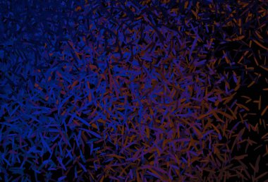 Koyu mavi, kırmızı vektör şablonu ve tekrarlanan çubuklar. Çizgilerle modern geometrik soyut çizim. Reklamlar, posterler, afişler için desen.