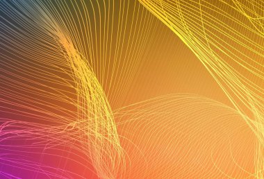 Açık Turuncu vektör soyut parlak desen. Soyut ve gradyan renkte renkli çizimler. İşiniz için en iyi bulanık tasarım..