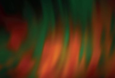 Koyu yeşil, sarı vektör modern zarif fon. Gradyan ile modern soyut çizim. Web siteniz için bulanık tasarım.