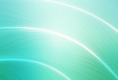 Eğimli çizgileri olan açık yeşil vektör arkaplanı. Soyut ve gradyan renkte renkli çizimler. Markan için yeni kompozisyon.