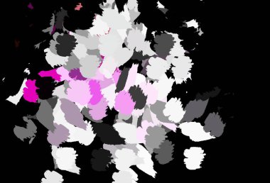 Koyu pembe, rastgele şekilli yeşil vektör deseni. Soyut tarzda rengarenk gradyan şekilleri olan bir resim. Web siteniz için basit tasarım.