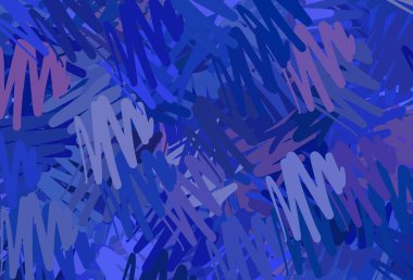 Düz çizgileri olan hafif Mavili vektör arkaplanı. Bulanık arkaplanda gradyanı olan çizgiler. Reklamlar, posterler, afişler için desen.