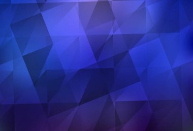 Açık BLUE vektör çokgen arkaplan. Çokgen şekilli bir örnek. İşiniz için yepyeni bir tasarım..