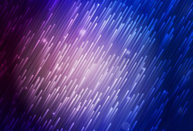 Koyu pembe, keskin çizgileri olan mavi vektör deseni. Bulanık dekoratif tasarım basit bir şekilde çizgilerle. İş ilanınız için akıllı tasarım.