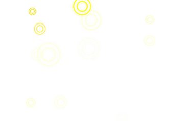 Disklerle açık turuncu vektör dokusu. Bulanık dekoratif tasarım baloncuklu soyut tarzda. Reklamlar, broşürler için desen.